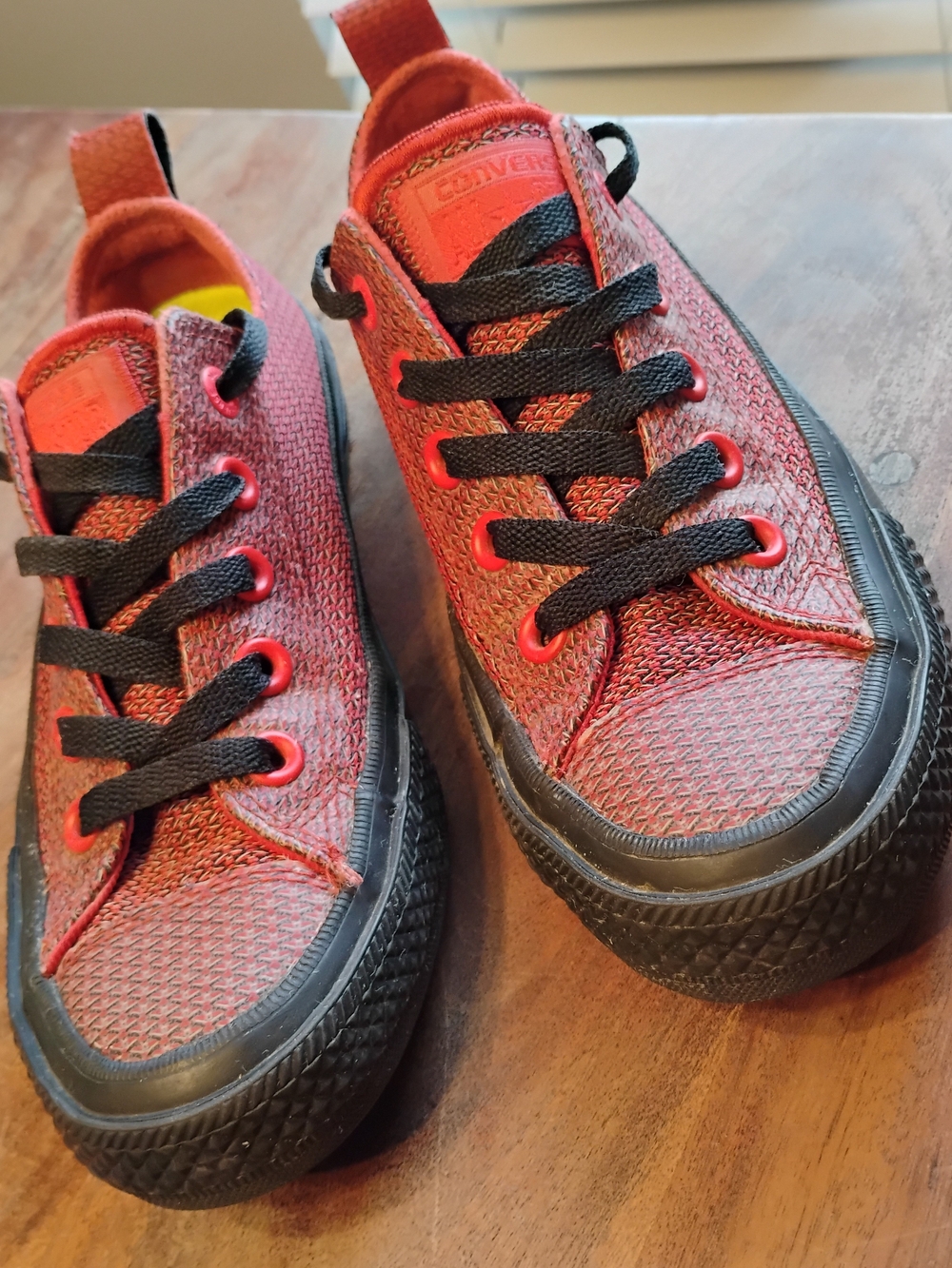 Converse All Star Lunarlon Reflective Red Black Sneakers Women’s 5 Men’s 3